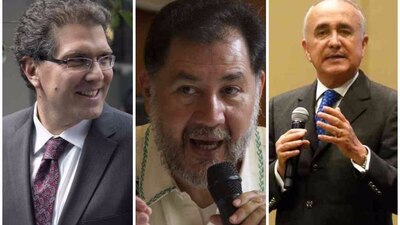 Armando Ríos, Gerardo Fernández y Pedro Ferriz, tres de los aspirantes independientes a la Presidencia de México