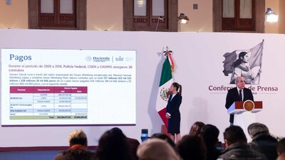 Explicó la supuesta red de lavado de dinero que tenía Genaro García Luna