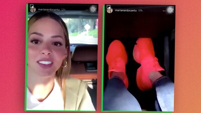 La influencer presumió sus tenis y se hizo tendencia