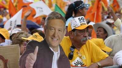 Esa fue uno de los lemas que se utilizó durante la campaña de AMLO en 2006