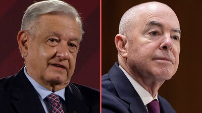 El presidente defendió al secretario de Seguridad de Estados Unidos