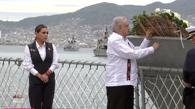 El Presidente estuvo acompañado de miembros de su gabinete y la gobernadora Evelyn Salgado