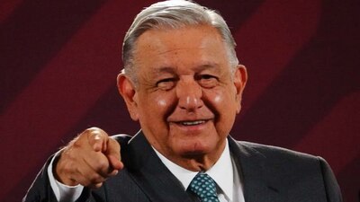 El mandatario se mostró contento