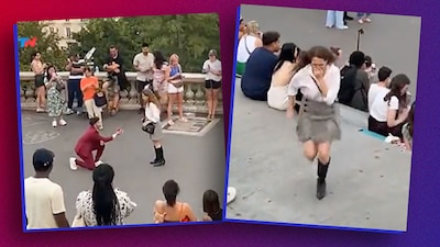 En redes sociales se viralizó el momento en el que una pareja no lo concretó