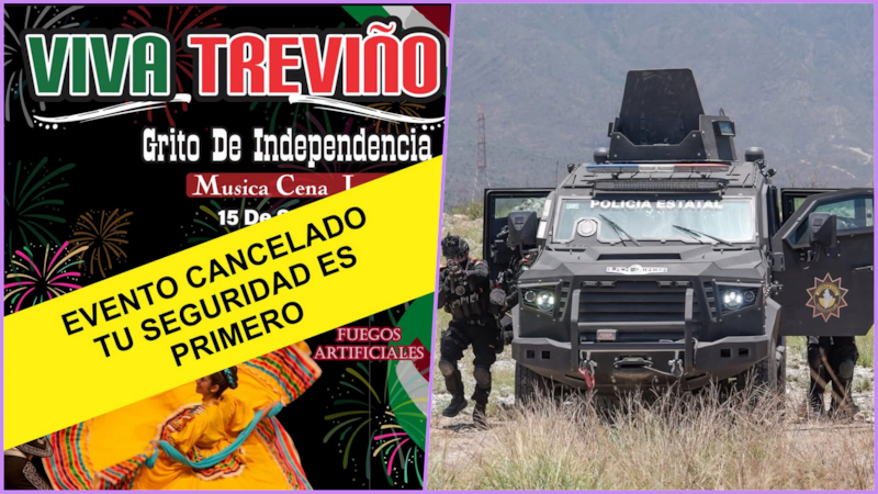 Cancelan Grito de Independencia en municipio de Nuevo León tras enfrentamiento armado