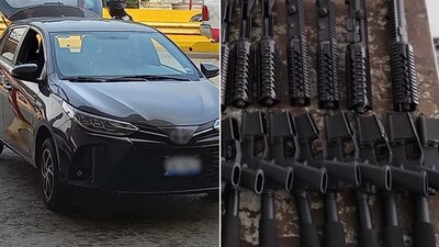 Fueron 12 cargadores para arma larga y 12 empuñaduras de fusil