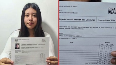 Brisa, joven con 120 aciertos en la UNAM, exige explicación tras ser excluida del Examen de Control