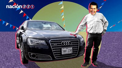 Este Audi A8 fue usado principalmente por la administración anterior