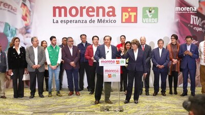 Morena, PT, PVEM y Fuerza Turquesa va por el Edomex