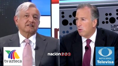 AMLO y Meade se enfrentan pero por el raiting
