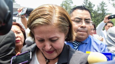 Eva Cadena está acusada de recibir dinero de procedencia ilícita