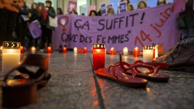 Así conmemoraron el Día internacional contra la violencia de género en Bélgica