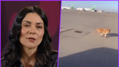 La comunicadora dio todos los detalles del video presuntamente grabado en el AIFA