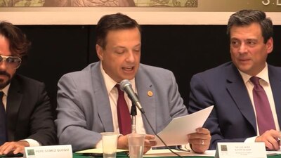 Luis Javier Alegre Salazar en el Congreso de la Unión