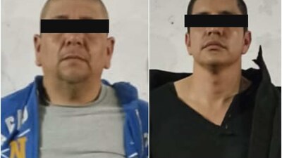 Los paisanos lograron refugiarse en una paradero cerca del aeropuerto norte