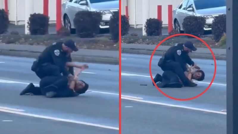 VIDEO: Policía golpea 20 veces a hispano en el suelo tras someterlo con una pistola eléctrica en EU