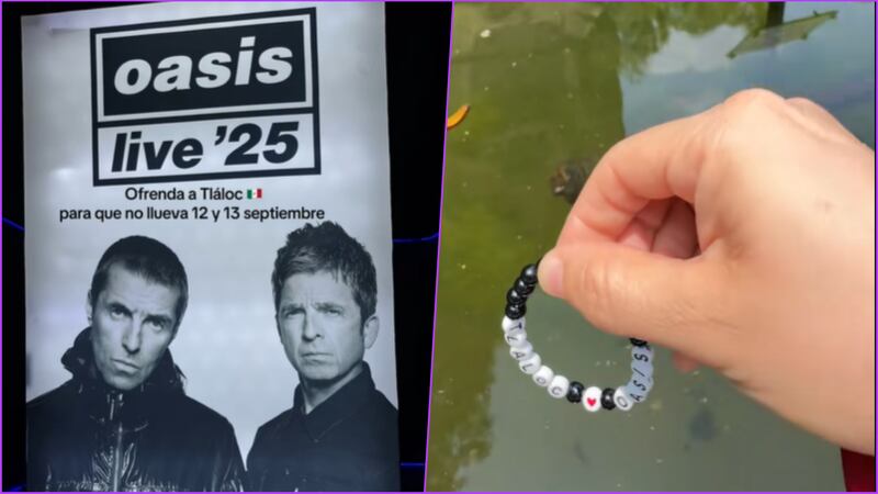 Fans de Oasis llevan pulseras de la amistad a Tláloc para pedir que no llueva en conciertos