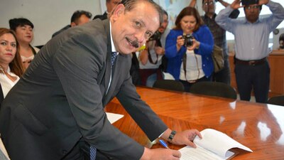 El exalcalde de Naucalpan dijo que es la mejor opción dentro del partido para ganar las elecciones