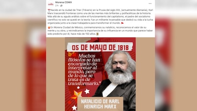 Natalicio de Karl Marx.