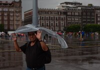 Mal clima amenaza la noche del Grito de Independencia en CDMX