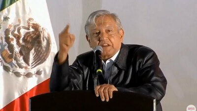 El presidente habló desde Hidalgo