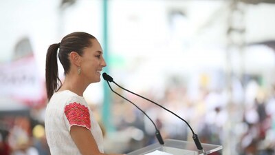 La candidata estuvo de gira por la alcaldía Tláhuac