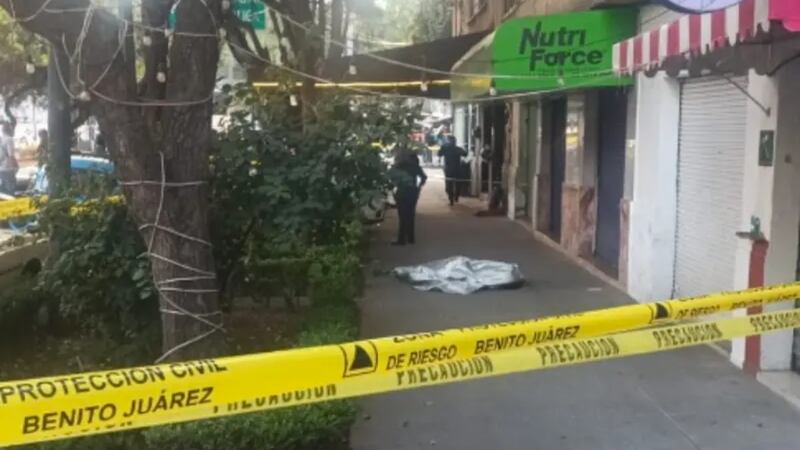 Balacera en la colonia Narvarte Oriente deja 1 muerto y 2 heridos