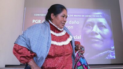 Jacinta Francisco Marcial, indígena Hñähñú, fue encarcelada de 2006 a 2009