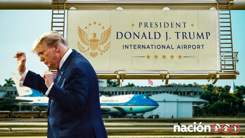 El aeropuerto de Palm Beach cambia oficialmente su nombre a ‘President Donald J. Trump’