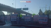 Barberos protestan por ‘Operativo Atarraya’; bloquean zona de Lomas Verdes