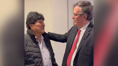 Tuvieron un caluroso encuentro, luego del episodio que vivió el expresidente de Bolivia