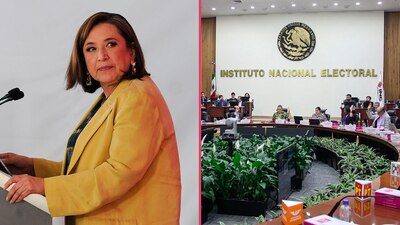 La candidata presidencial acató las órdenes del INE