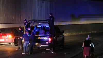 Los policías acudieron a la petición de auxilio