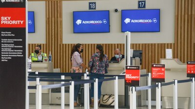 En 22 vuelos realizados en la ruta, Aeroméxico solo movilizó a 443 viajeros, un promedio de 20 por vuelo.