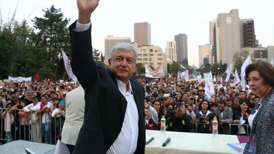 El presidente del CEN de Morena fue a Estados Unidos a presentar un proyecto