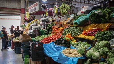 En el comportamiento de las frutas y verduras, la inflación fue de 25.69%