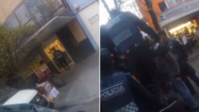 En el video se ve al uniformado subirse de copiloto a la motocicleta y darle indicaciones