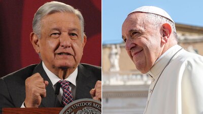 AMLO reconoció que el papa Francisco y la iglesia en México han actuado con mucho respeto con su movimiento