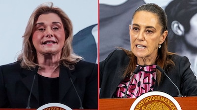 Maru Campos y Claudia Sheinbaum