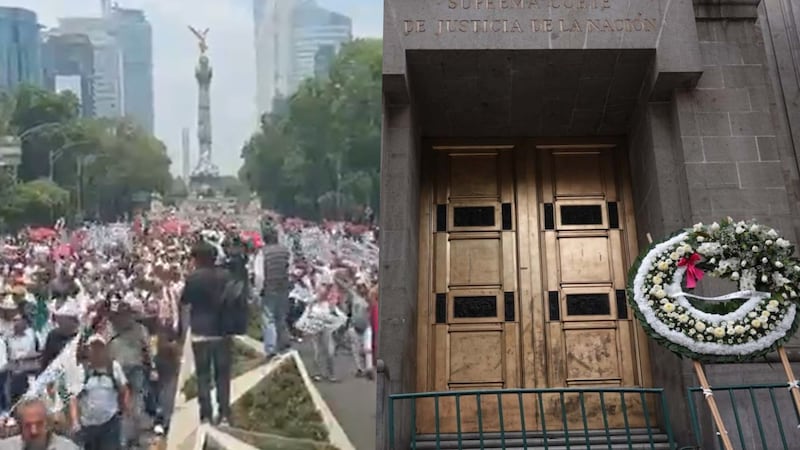 ‘Domingo Negro’: con marchas y coronas fúnebres protestan contra la #ElecciónJudicial