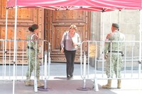 Delfina Gómez y Claudia Sheinbaum se reúnen en Palacio Nacional; revisan avance del rescate Oriente