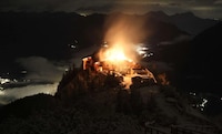 Incendio devasta el Nido del Águila, refugio construido para Hitler en Alemania; hay un detenido