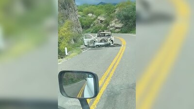 Los trabajadores fueron agredidos sobre la carretera Hermosillo-Yécora
