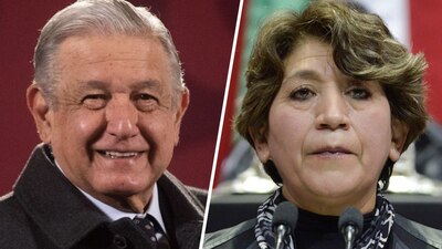 AMLO defendió a Delfina Gómez de las acusaciones de extorsión
