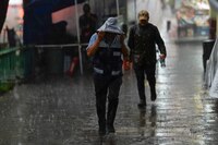 ¡No se acaban! Activan triple alerta por fuertes lluvias en la CDMX