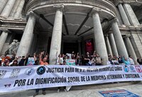 Marchan veterinarios en la CDMX y varios puntos del país