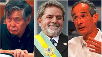 Alberto Fujimori, Lula da Silva y Álvaro Colom fueron sentenciados por sus países