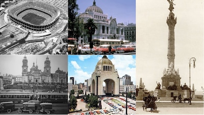 Un viaje en el tiempo a través de fotos de la capital mexicana