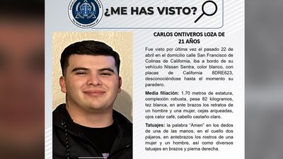 Desapareció el pasado 21 de abril