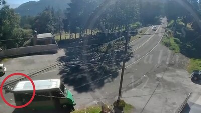 El accidente se registró en el kilómetro 27, a la altura de la calle Cantil, en la alcaldía Tlalpan